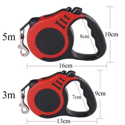 Retractable Dog Leash – Durable Nylon Lead for Dogs & Cats