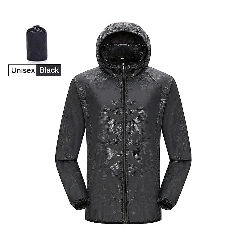 Waterproof Hiking Windbreaker Jacket – Unisex Quick-Dry Outdoor Rain Jacket
