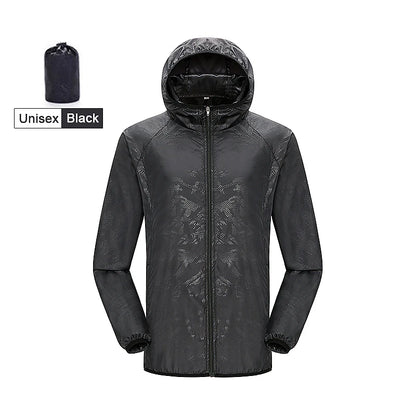 Waterproof Hiking Windbreaker Jacket – Unisex Quick-Dry Outdoor Rain Jacket