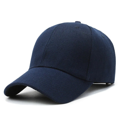 Plain Baseball Cap – Unisex Adjustable Snapback Dad Hat