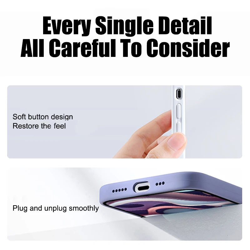 Iphone 17 Pro Max Case Upgrade Phone 11 12 13 14 15 16 Plus Air Cases Shockproof Cover Accessories