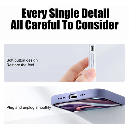 Iphone 17 Pro Max Case Upgrade Phone 11 12 13 14 15 16 Plus Air Cases Shockproof Cover Accessories