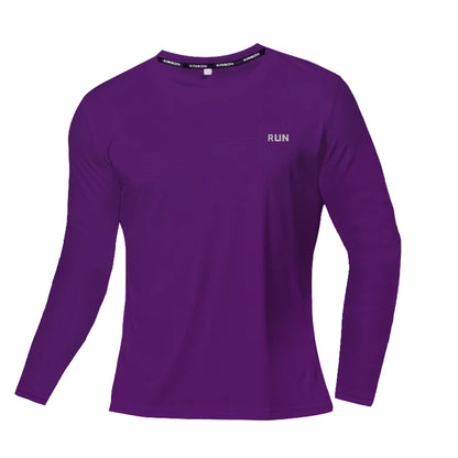 Men's Quick Dry Long Sleeve Gym Shirt – Running & Fitness Top