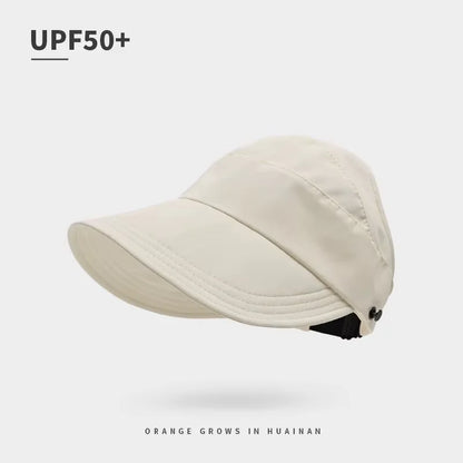 UPF50+ Quick-Dry Sun Visor Cap – Lightweight Outdoor Hat