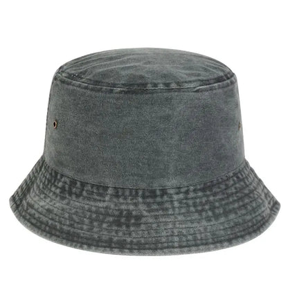 Bucket Hat – Unisex Solid Color Outdoor Fisherman Cap