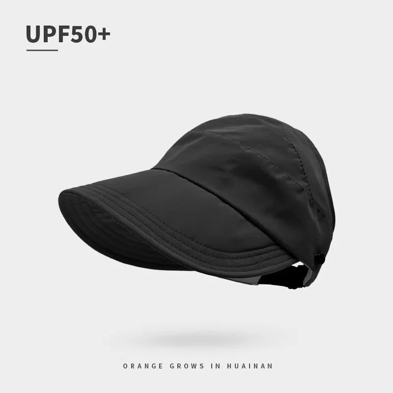 UPF50+ Quick-Dry Sun Visor Cap – Lightweight Outdoor Hat