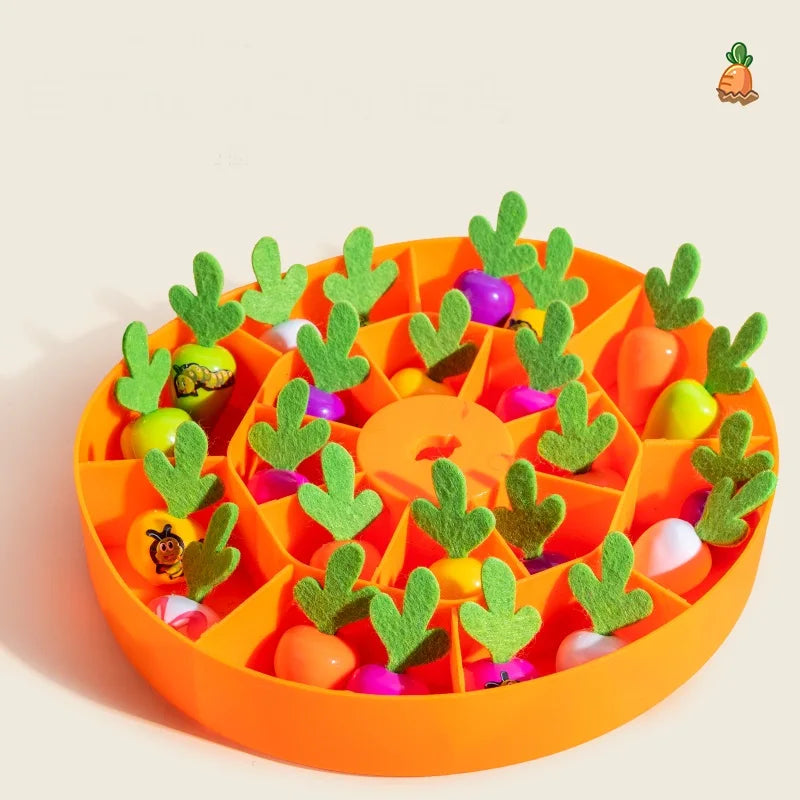 Montessori Pull Carrot Farm Toy for Toddlers