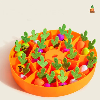 Montessori Pull Carrot Farm Toy for Toddlers