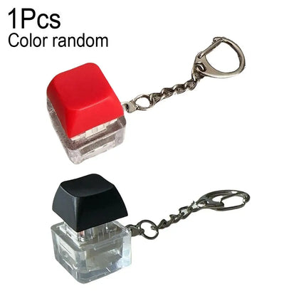 Electric Shock Prank Keychain Button Toy