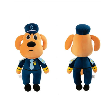 Sheriff Dog Stuffed Plush Toy – 30cm Anime Police Puppy Doll