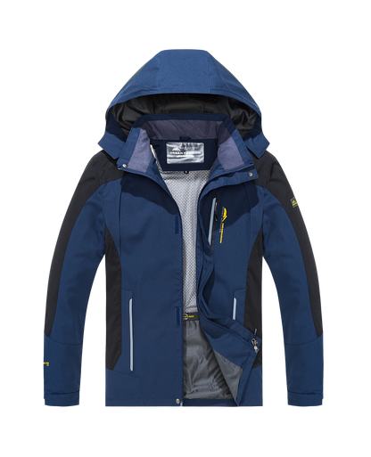 Men's Waterproof Hiking Jacket Plus Size Windbreaker