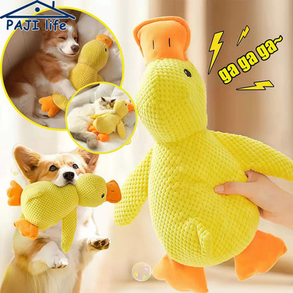 Squeaky Plush Duck Dog Toy – Soft Chew Toy for Dogs