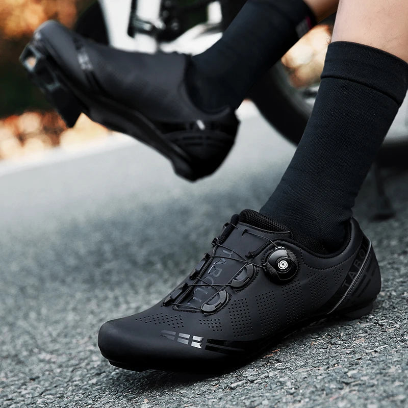 Road Bike Cycling Shoes – Self-Locking SPD Unisex Racing Sneakers