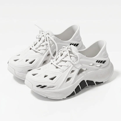 Men's Hollow Clog Sneakers – Non-Slip Outdoor Beach Garden Shoes