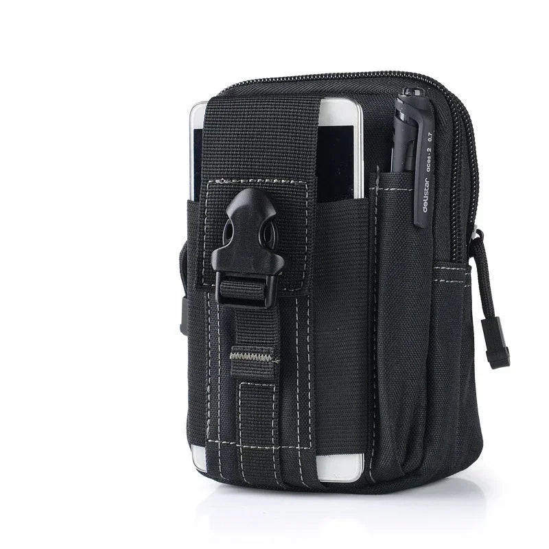 Tactical Molle Waist Bag Phone Pouch Belt Fanny Pack