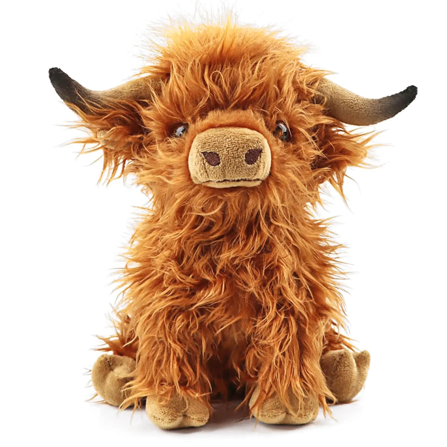 Highland Cow Stuffed Animal Plush Toy – Soft Kawaii 25cm