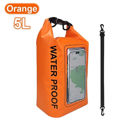 Waterproof Dry Bag with Touch Screen Window – 2L & 5L