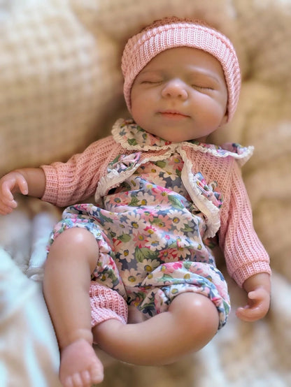 Pascale 13 Inch Soft Silicone Reborn Baby Doll – Handmade Newborn Girl