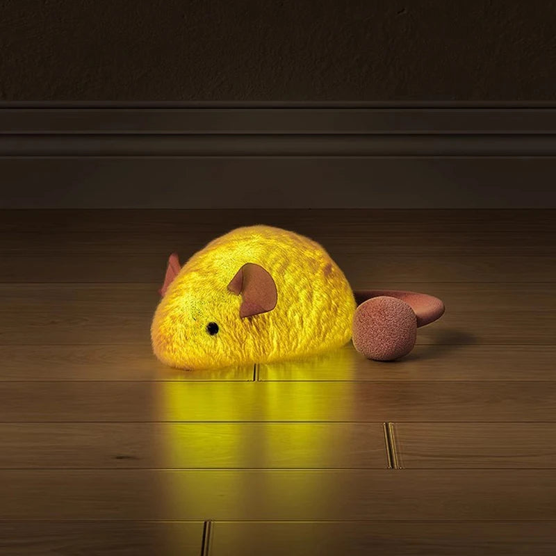 Luminous Interactive Mouse Cat Toy – Plush Glowing Mice for Indoor Cats