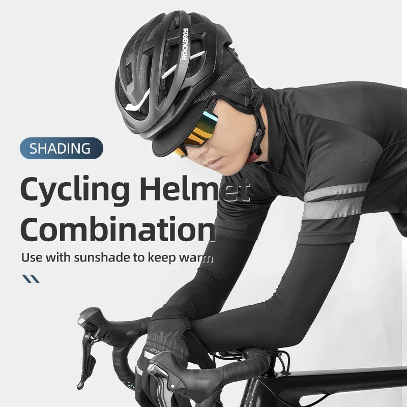 ROCKBROS Winter Bike Cap – Windproof Thermal Cycling Hat with Ear Flaps