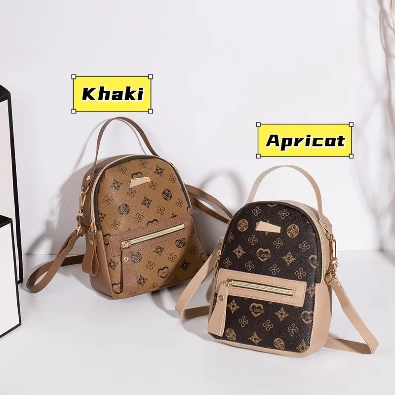 Floral Print Mini Backpack – Women's Fashion Bag