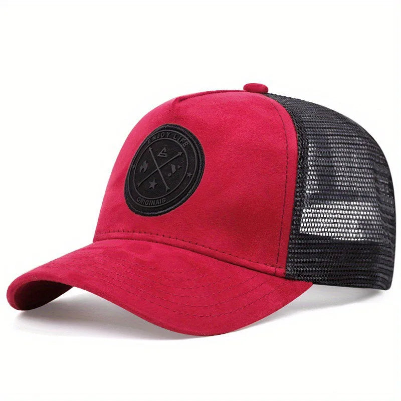 Enjoy Life Patch Trucker Baseball Cap – Unisex