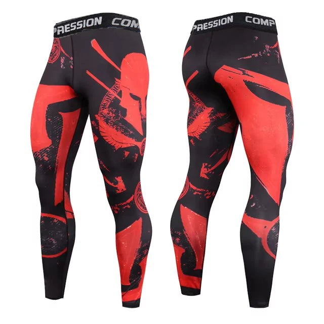 Men's Compression Leggings – Gym Training Tights & Sports Pants