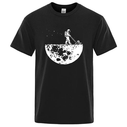 Lunar Cleaner Graphic T Shirt Funny Cotton Blend Tee