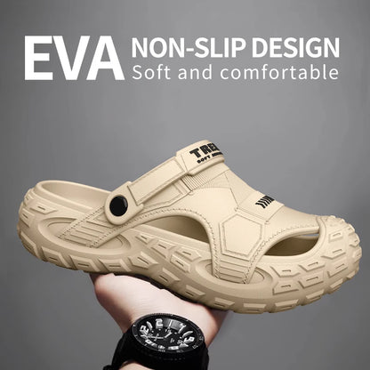 Eva Sandals Men Summer Thick Soft Soled Outdoor Wear - Soft Thick