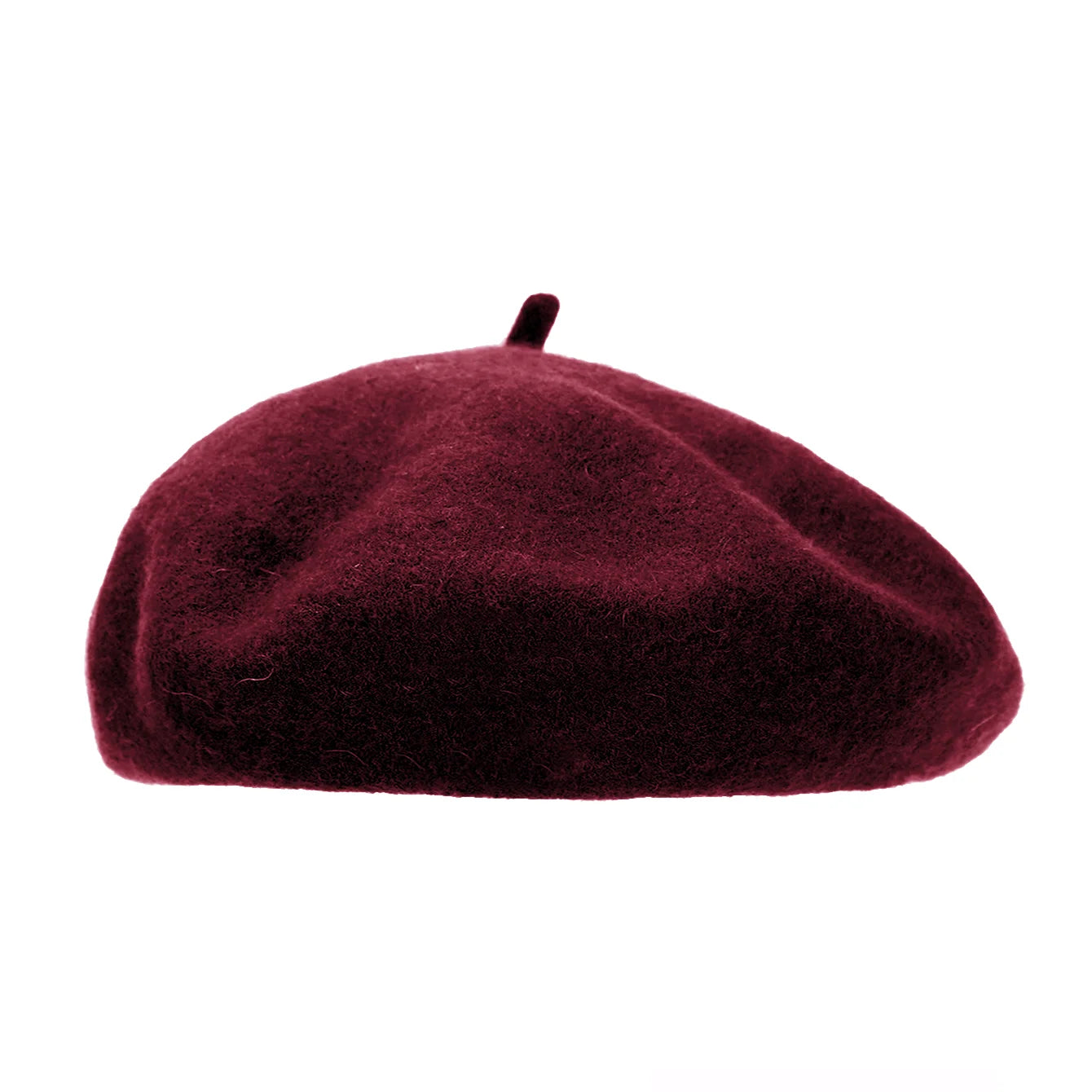 Wool Beret for Women – Warm French-Style Solid Color Hat