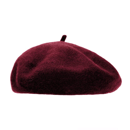 Wool Beret for Women – Warm French-Style Solid Color Hat