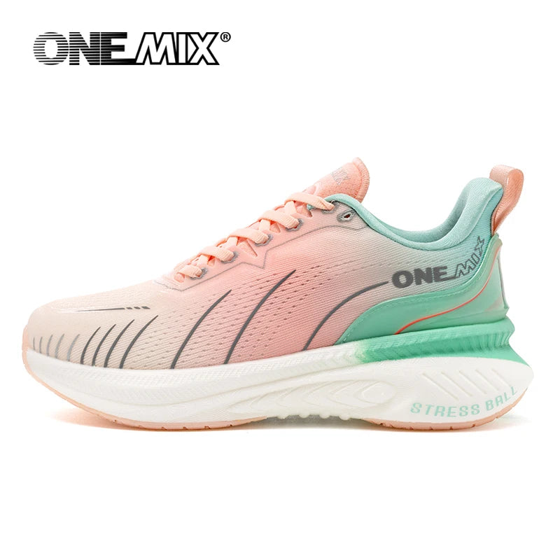 Cushioning Running Shoes Unisex – Non-Slip, Lace-Up Sports Sneakers for Heavy Runners