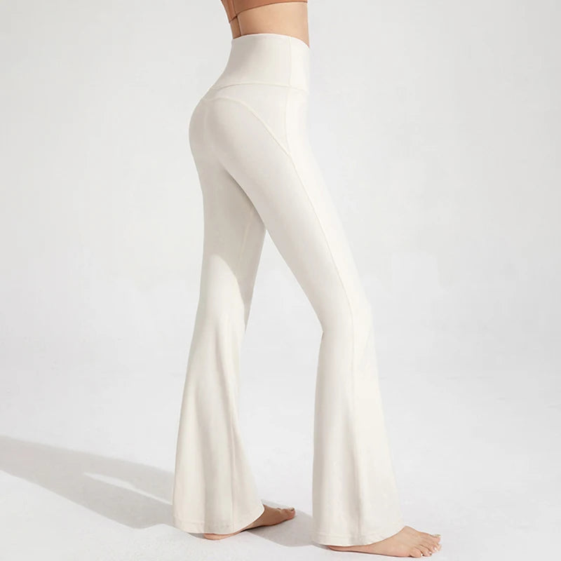 High Waist Flare Pants for Women – Butt Lifting Yoga Bell Bottom Leggings