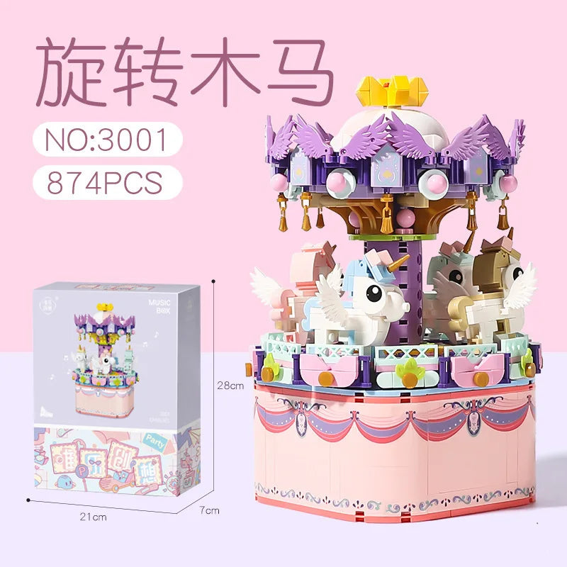 Frozen Princess Ice Castle Building Blocks Set – Girls Toy Gift