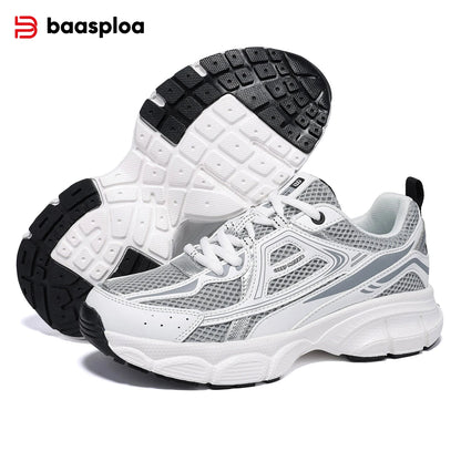 Baasploa Women's Mesh Sneakers – Lightweight Breathable Running Shoes
