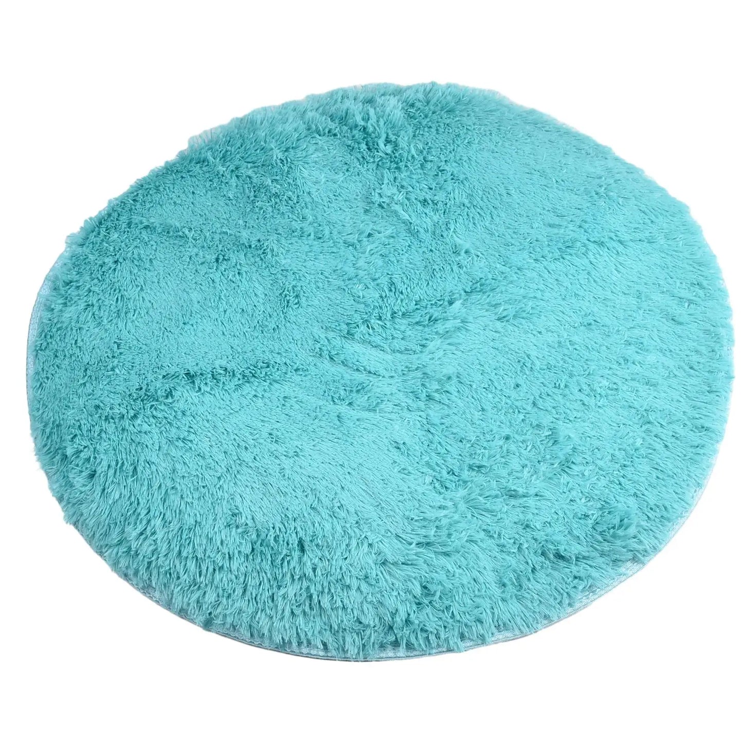 Round Shaggy Rug – Super Soft Fluffy Carpet for Living Room & Bedroom