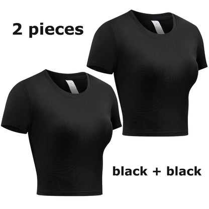 Women's Compression Athletic T-Shirt – Short Sleeve Quick Dry Workout Top