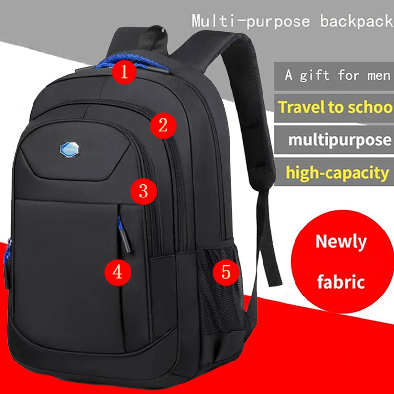 Business Travel Backpack – Large Capacity Laptop Bag for Men & Women