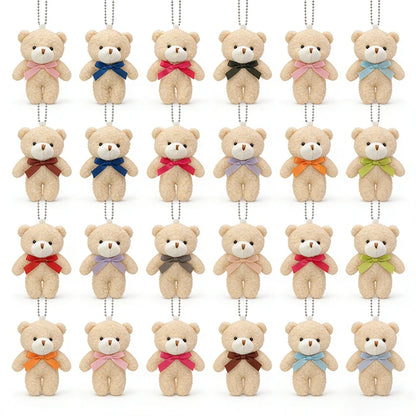 Mini Teddy Bear Plush Bulk Set – Soft Stuffed Bears with Bow