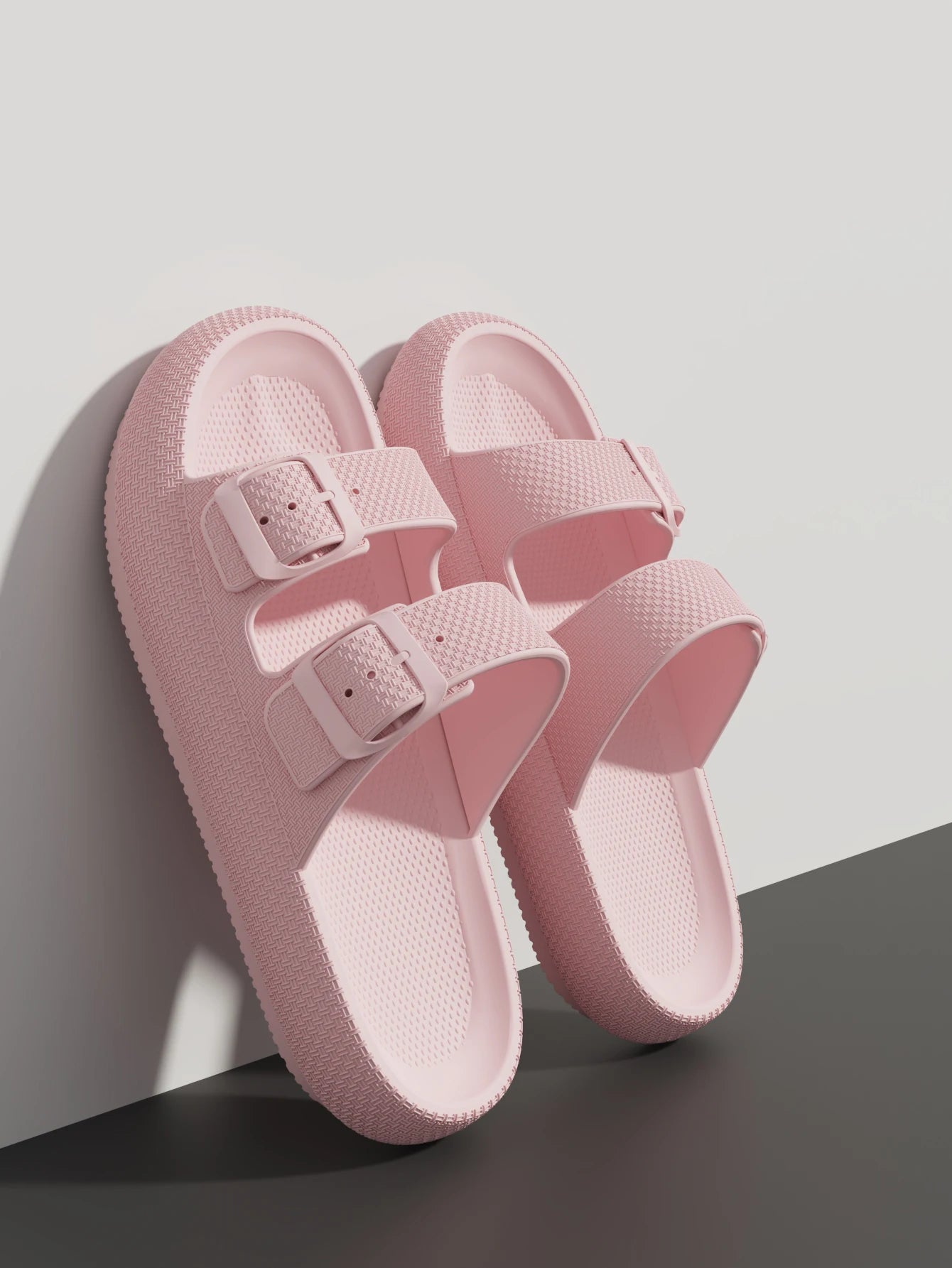 Men S Outdoor Thick Sole Sandals - Non-Slip Shower Slippers Bathroom - Thick