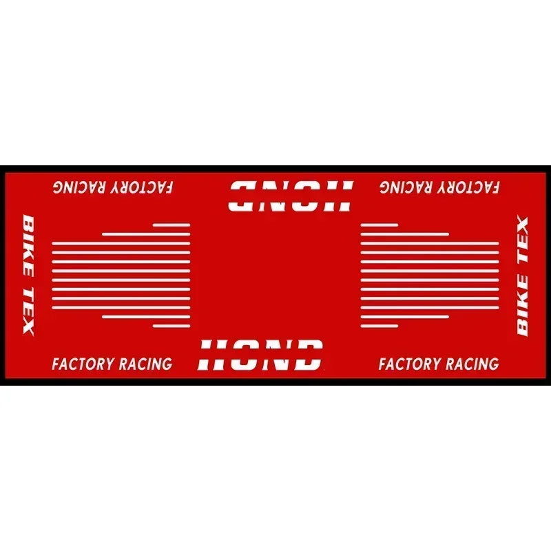 Motorcycle Parking Mat – Racing Display Carpet for Bike & Garage