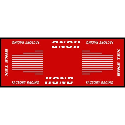 Motorcycle Parking Mat – Racing Display Carpet for Bike & Garage