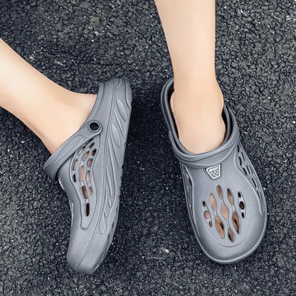 Summer Men Sandals Light Eva S Casual Shoes Hole Clogs Lovers Home Garden Outdoor Male Beach Flat