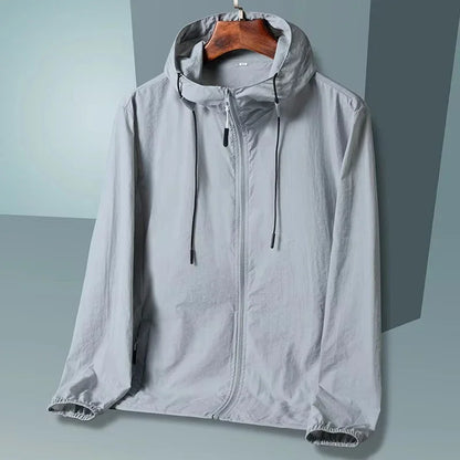 Sun Protection Hooded Jacket – Quick-Dry Lightweight Skin Coat for Men & Women