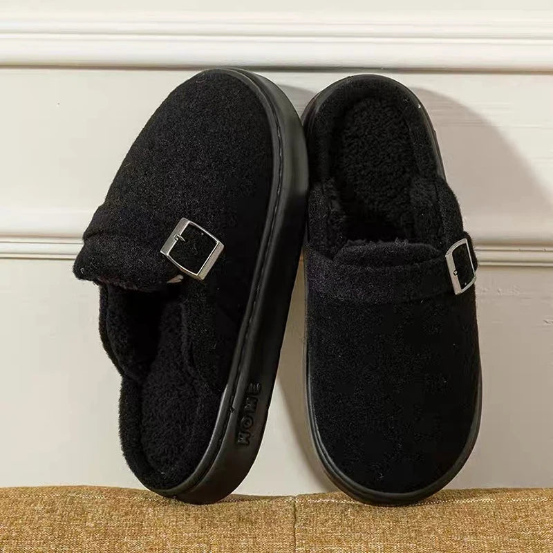 Winter Women S Slippers Home Plush Luxury Designer Woman Shoes Indoor Fluffy Platform Fuzzy Fur