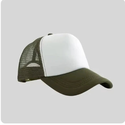 Custom Logo Mesh Trucker Hat – 5-Panel Snapback Baseball Cap for Men & Women