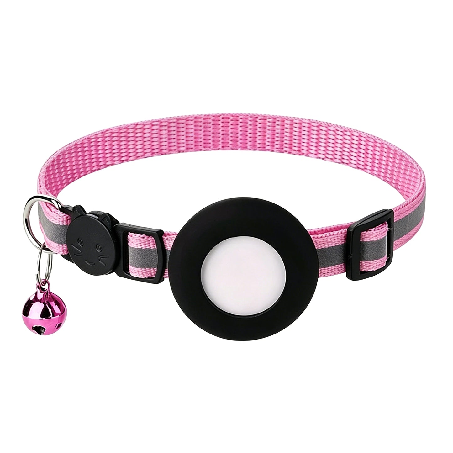 AirTag Pet Collar with GPS Holder – Adjustable Anti-Lost Collar for Cats & Puppies