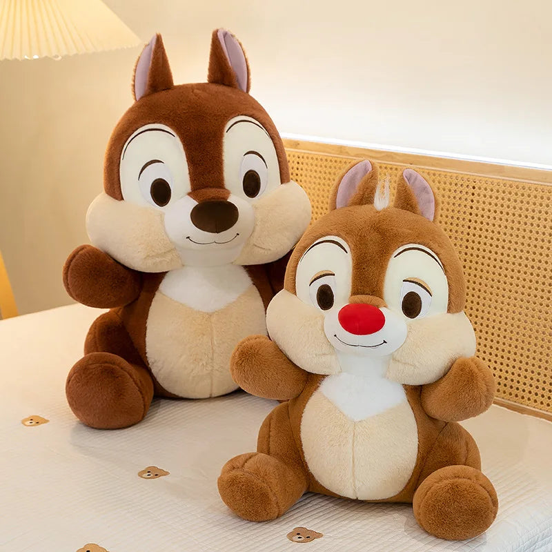 Chip 'n' Dale Squirrel Plush Toy 9.8in – Kawaii Stuffed Doll Gift