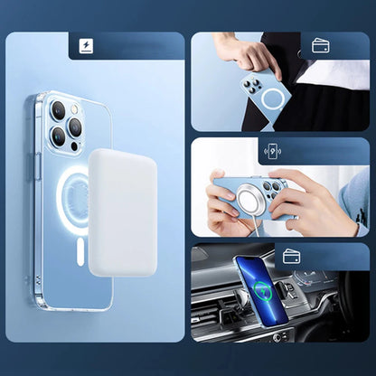 Luxury Wireless Magnetic Cover Apple Magsafe Case Iphone 16 11 12 13 15 14 Pro Max Mini 7 8 Plus Xr