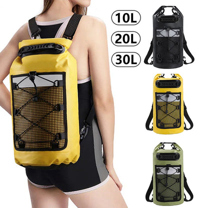 Waterproof Dry Bag Backpack 20L / 30L – PVC Roll-Top